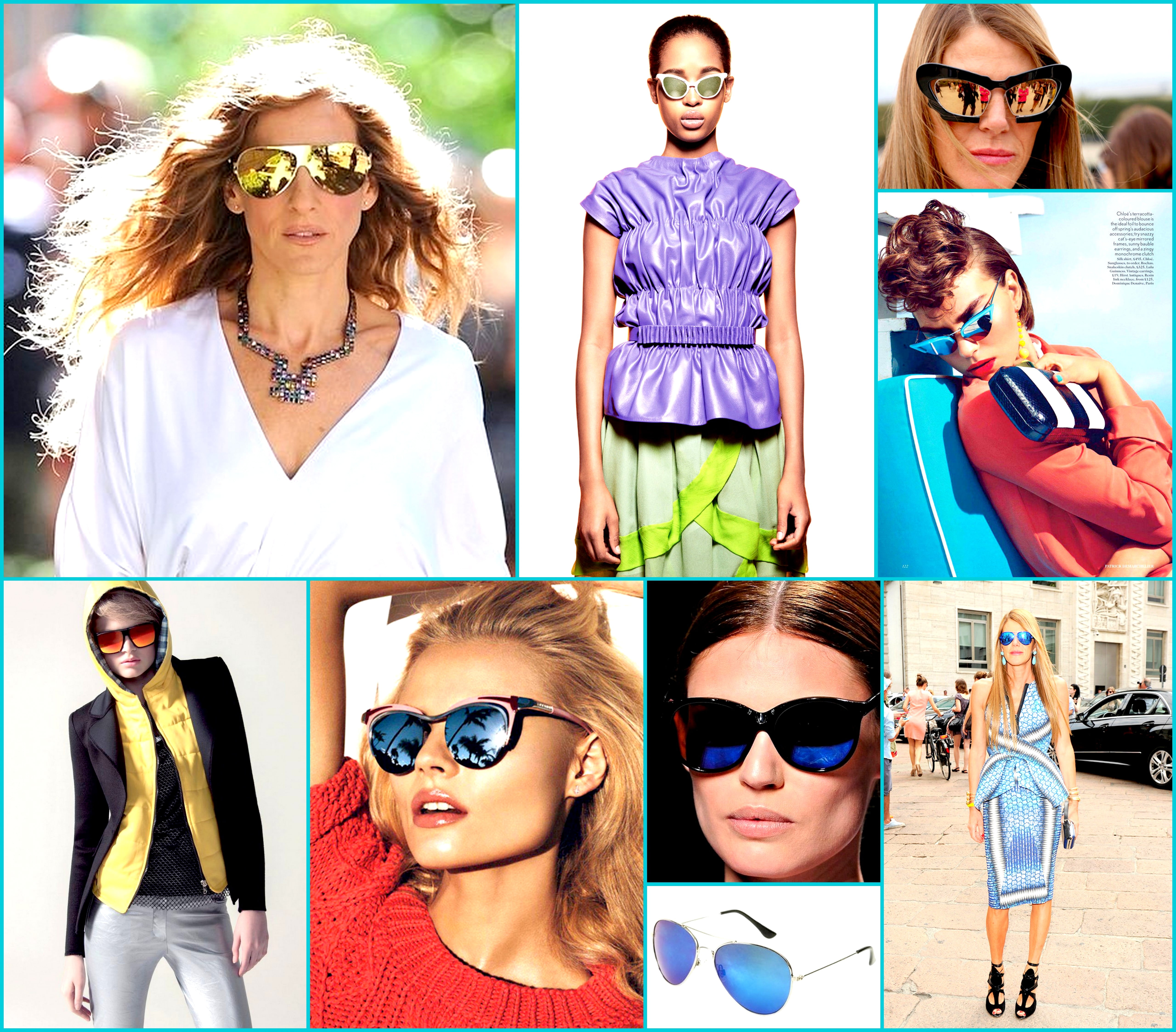 Ochelari de soare oglinda la moda in 2013