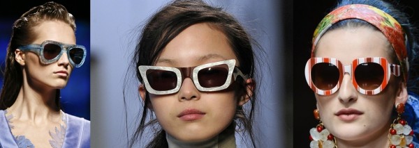 Ochelari de soare stil geometric in 2013, Foto: gorodmod.com
