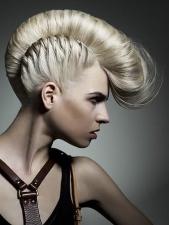 Coafura in stil Mohawk la moda in 2014, Foto: hairfashion.biz