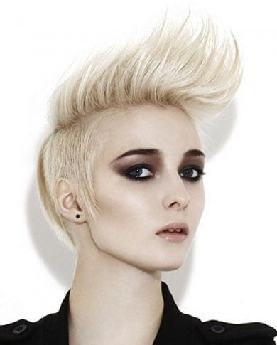 Coafura pentru par blond la moda in 2014, Foto: punkgirlhairstyles.blogspot.com