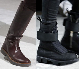 Cizme marca Maison Martin Margiela, Rick Owens, Foto: fallwinterfashiontrends.com