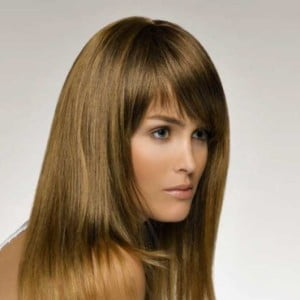 Coafura eleganta cu breton pentru par lung, Foto: plurielles.fr 