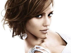 Coafura eleganta la Jessica Alba, Foto: short-haircut.com