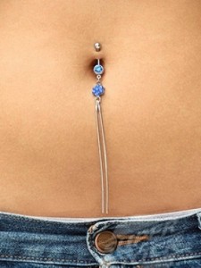 Piercing fin pentru buric, Foto: becomegorgeous.com
