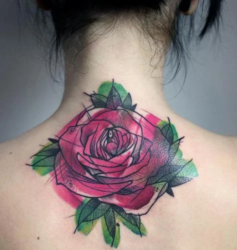 Tatuaj cu floare, Foto: permawkward.tumblr.com