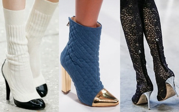 Cizme din diverse materiale pentru femei, marca Chanel, Balmain, Thakoon, Foto: springsummerfashiontrends.com