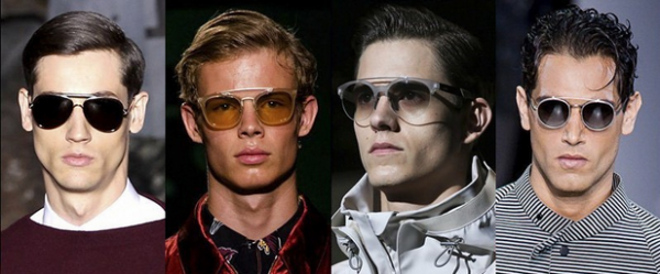 Ochelari de soare cu rame din materiale diferite, marca Valentino, Prada, Gucci, Giorgio Armani, Foto: springsummerfashiontrends.com