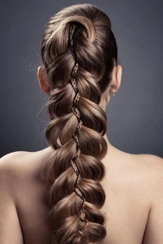 Par impletit foarte frumos in coada de cal, Foto: howtohairbraid.wordpress.com