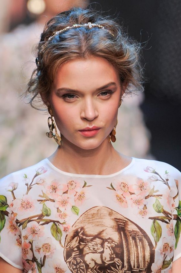 Coafura la moda in 2014, Dolce Gabbana, Foto: fashionising.com