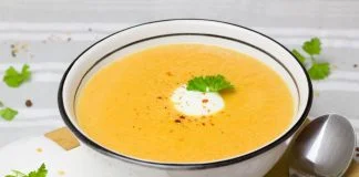 Supă de morcovi cu ghimbir, un preparat delicios pentru slabit