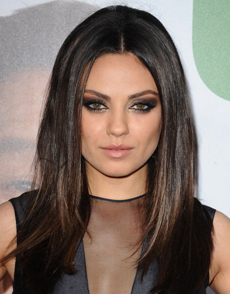 Coafură și machiaj deosebit la Mila Kunis, Foto: aura-b.com