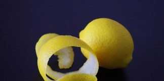 Coaja de lămâie este bogată în vitamina C