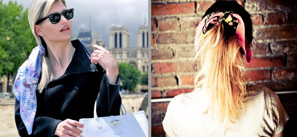 Eșarfă prinsă elegant în păr, Foto: mauricioprates.com.br