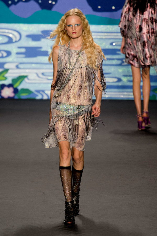 Moda în anul 2014, designer Anna Sui, Foto: fabsugar.com