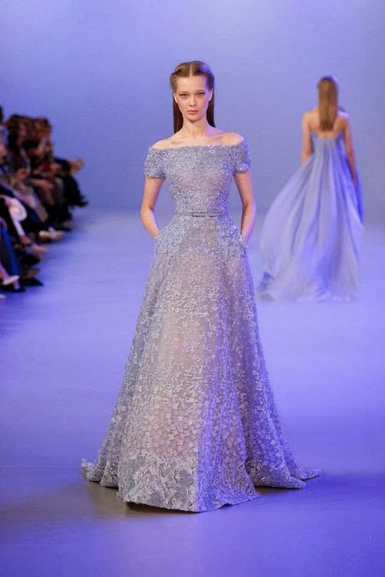 Rochie de ocazie realizată de Ellie Saab, Foto: ive85.blogspot.ro
