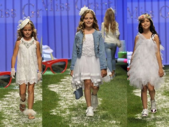 Rochii albe elegante pentru fetițe, Foto: gruvee.org