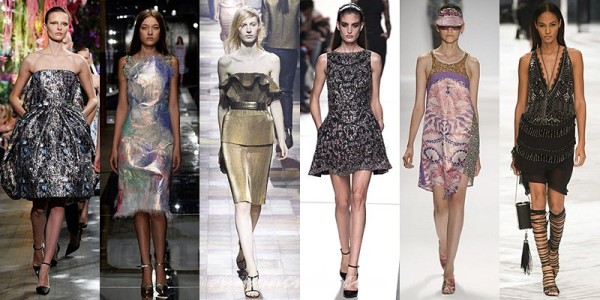 Texturi metalizate în tendințele modei din 2014, Foto: stylishcube.com