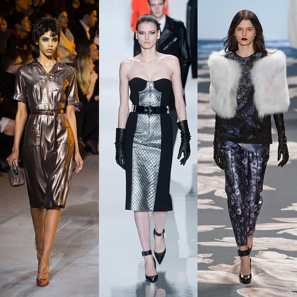 Texturi metalizate sunt în tendințele modei din acest an, Foto: trendytastepredictions.blogspot.ro
