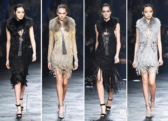 Stilul Boudoir, colecția Roberto Cavalli, Foto: info.leather.hc360.com