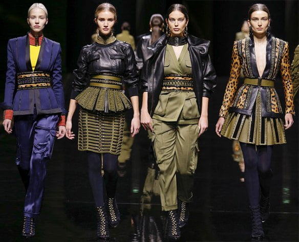 Colecția Balmains din toamna-iarna 2014-2015, Foto: stylealts.com