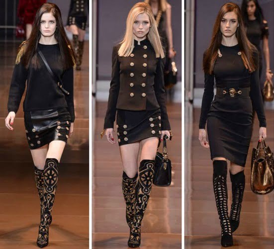 Colecția Versace din toamna 2014, Foto: thebigbrowneyes.com