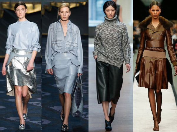 Fustele din piele în tendințele modei din toamna-iarna 2014, Foto: shopthelook.gr
