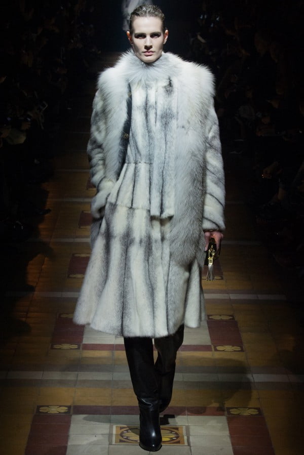 Haină de blană elegantă marca Lanvin, Foto: thebestfashionblog.com