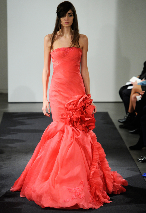 Rochie de mireasă în colecția Vera Wang, Foto: blog.theknot.com