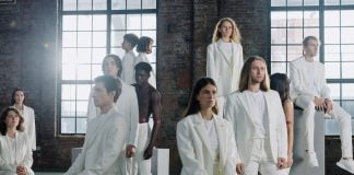 Ținutele complet albe în tendințele modei din toamna-iarna 2014-2015