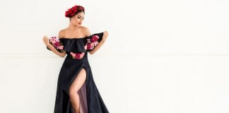 Rochii de seară cu imprimeuri spectaculoase la modă în toamna-iarna 2014-2015