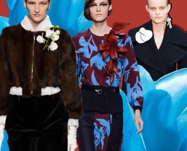 Broșe cu flori î tendințele modei din acest an, Foto: buro247.ua