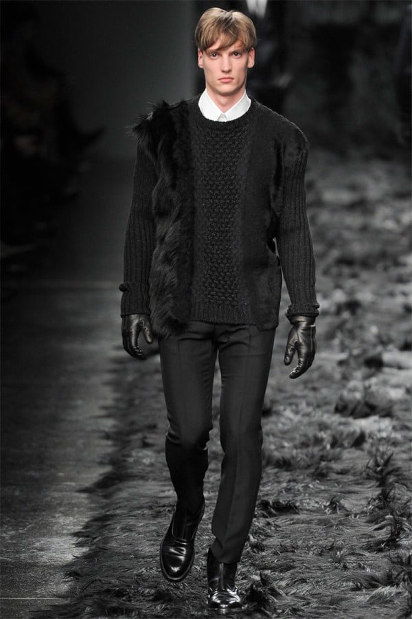 Mănuși elegante din piele neagră, Foto: thebestfashionblog.com