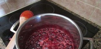 Dulceață de cireșe amare cu ciocolată și cacao, un preparat delicios bogat în antioxidanți