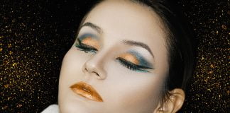 Machiaj cu cristale Swarovski pentru un look de ocazie, spectaculo