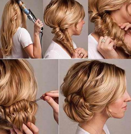 Coafură deosebită penru petrecere, Foto: fashion-kid.ne