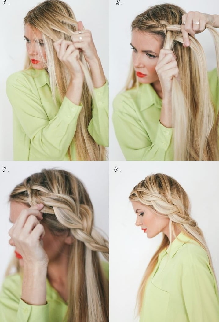 Coafură elegantă pentru păr lung, Foto: pophaircuts.com