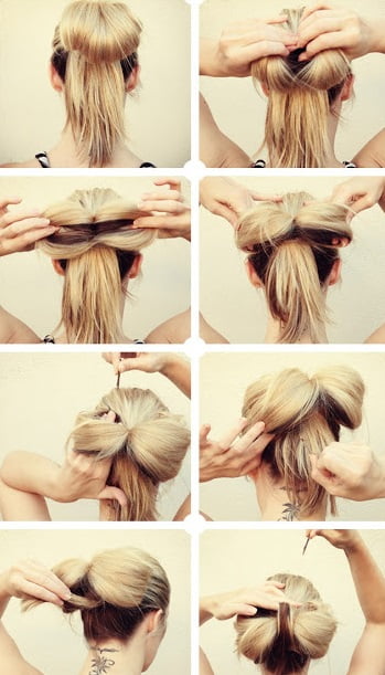 Coafură elegantă și simplu de realizat, Foto: typesofhairstyles.blogspot.ro