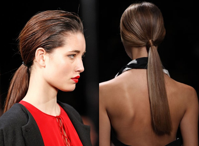 Coafuri cu părul prins în coadă, Foto: 365tenues.blogspot.com