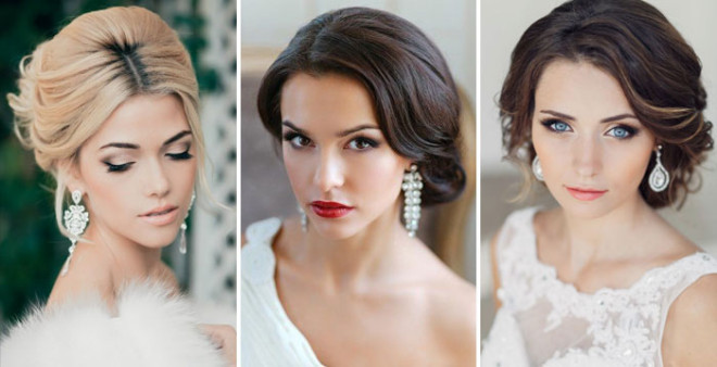 Coafuri elegante cu părul prins în coc la spate, Foto: svadbavo.ru