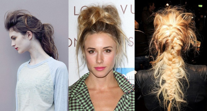 Coafuri simple cu părul prins în diferite moduri, Foto: blog.eshoping.ua