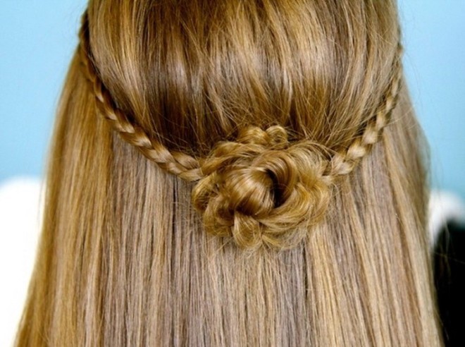 Coafură simplă, Foto: dehairstyles.com
