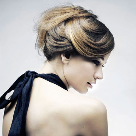 Coafură simplă și elegantă pentru petrecere, Foto: fashionspassion.com