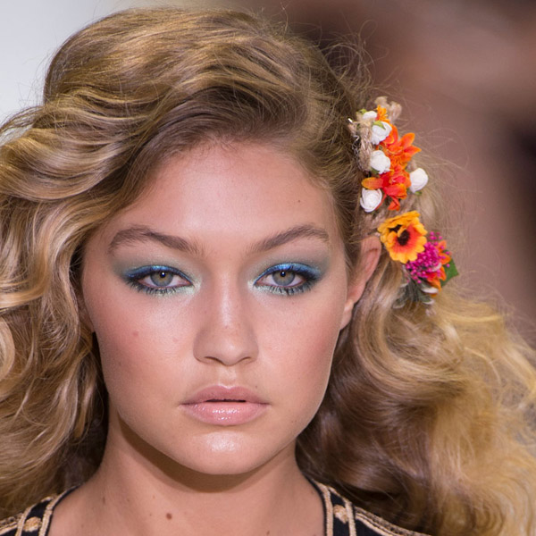 Machiaj intens în colecția Diane von Furstenberg pentru primăvara anului 2016, Foto: thefashionspot.com