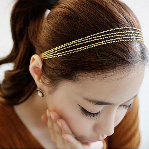 Ornamente în formă de lănţişor pentru păr, Foto: ru.aliexpress.com