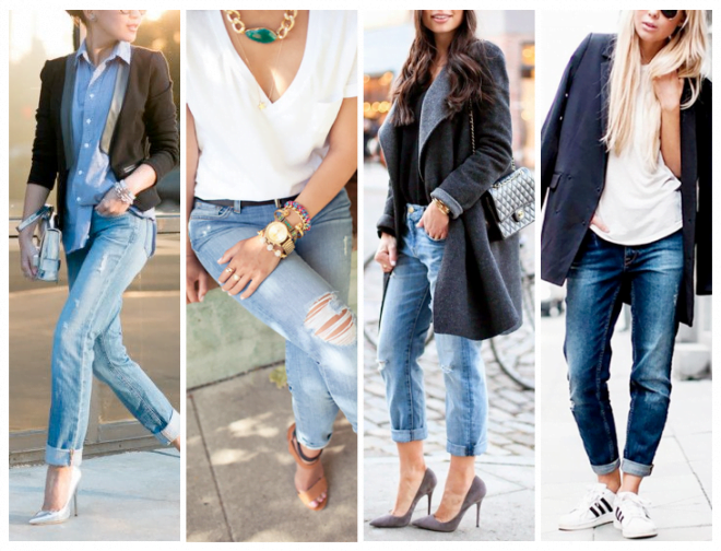 Jeanșii boyfriend eleganți, perfect accesorizați în tendințele modei din acest an, Foto: topshelfclothes.com