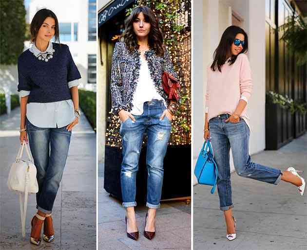 Jeanșii boyfriend se poartă cu pantofi cu toc, Foto: bestcelebritystyle.com