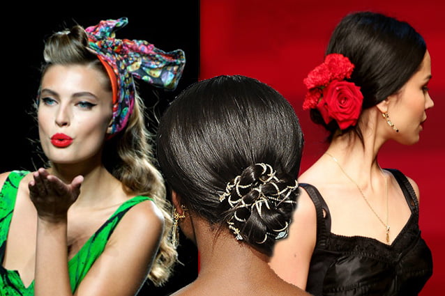 Accesorii de păr Dolce&Gabbana, Foto: fontenews.it