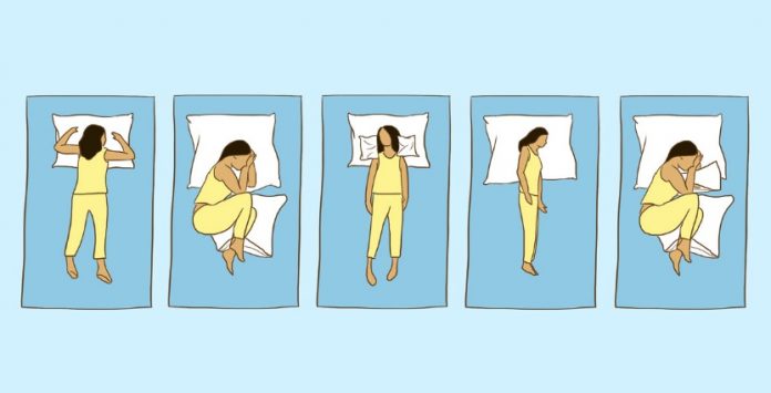 poziția de dormit pentru slăbire