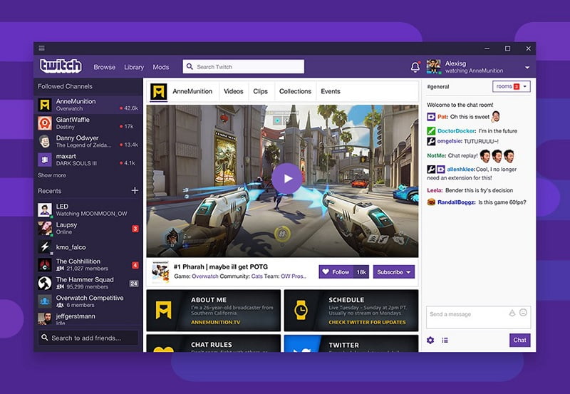 twitch esports streaming