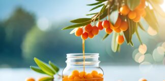 Uleiul de cătină bogat în vitamine și acizi grași crește imunitatea organismului, iarna